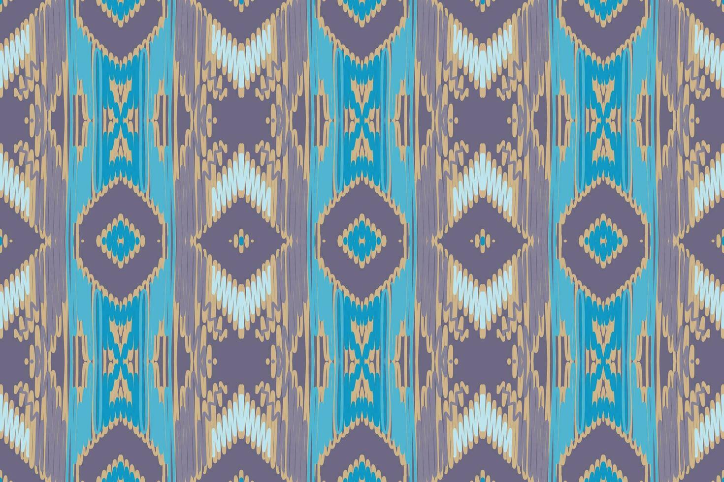 navajo modelo sin costura Mughal arquitectura motivo bordado, ikat bordado vector diseño para impresión tapiz floral kimono repetir modelo cordones Español motivo