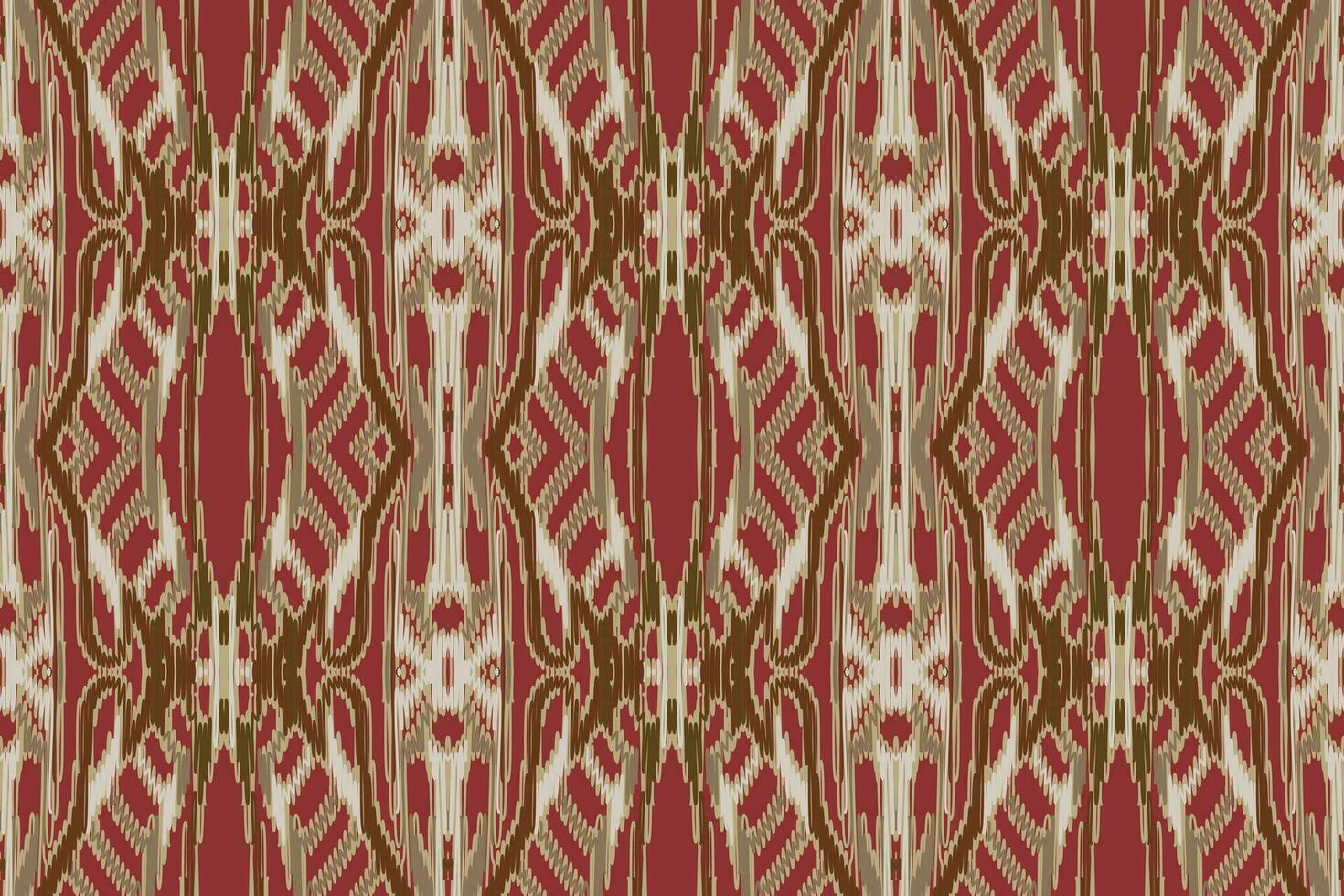 motivo folklore modelo sin costura australiano aborigen modelo motivo bordado, ikat bordado vector diseño para impresión indígena Arte aborigen Arte modelo floral curti Mughal frontera