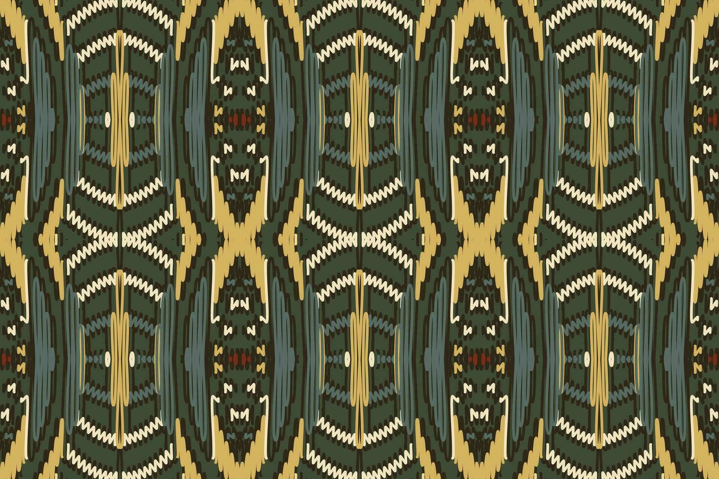 Corbata colorante modelo sin costura nativo americano, motivo bordado, ikat bordado vector diseño para impresión indígena Arte aborigen Arte modelo floral curti Mughal frontera