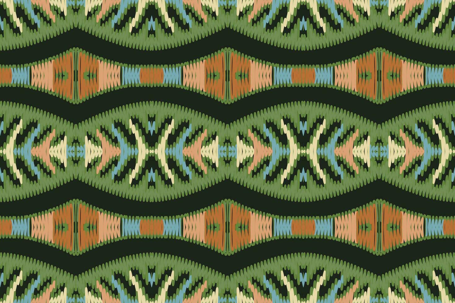 Baroque pattern Seamless Bandana print silk Motif embroidery, Ikat embroidery vector Design for Print tie dyeing pillowcase sambal puri kurti mughal architecture