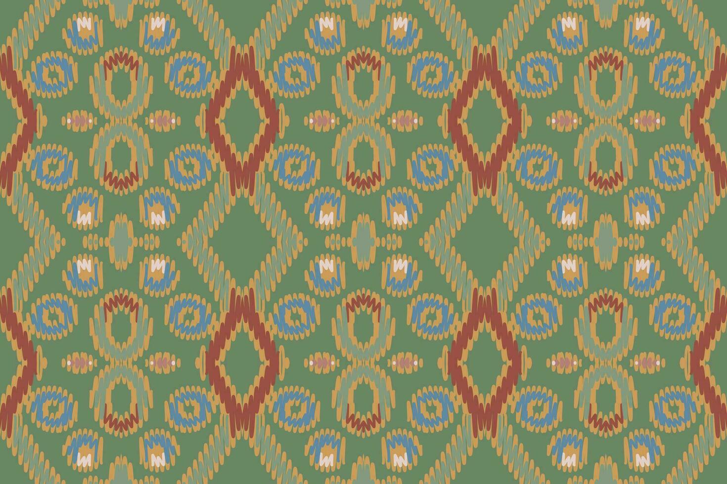 barroco modelo sin costura pañuelo impresión seda motivo bordado, ikat bordado vector diseño para impresión frontera bordado antiguo Egipto