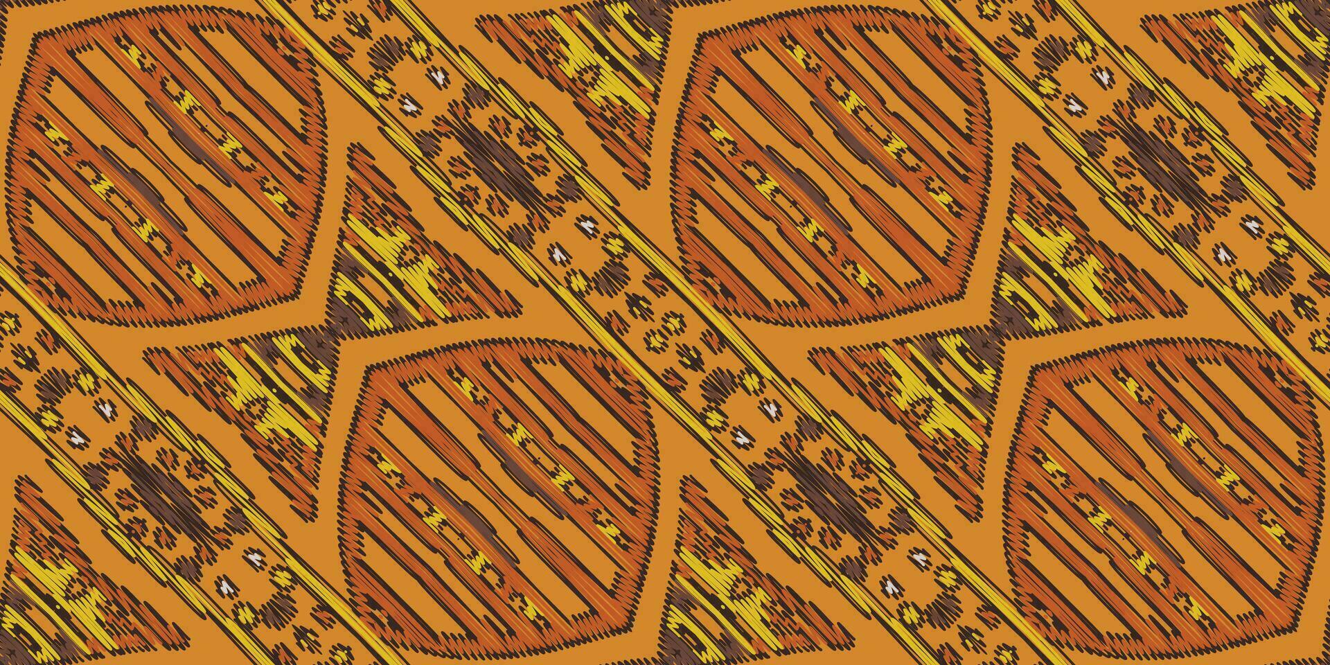 seda tela patola sari modelo sin costura pañuelo impresión seda motivo bordado, ikat bordado vector diseño para impresión indonesio batik motivo bordado nativo americano kurta Mughal diseño
