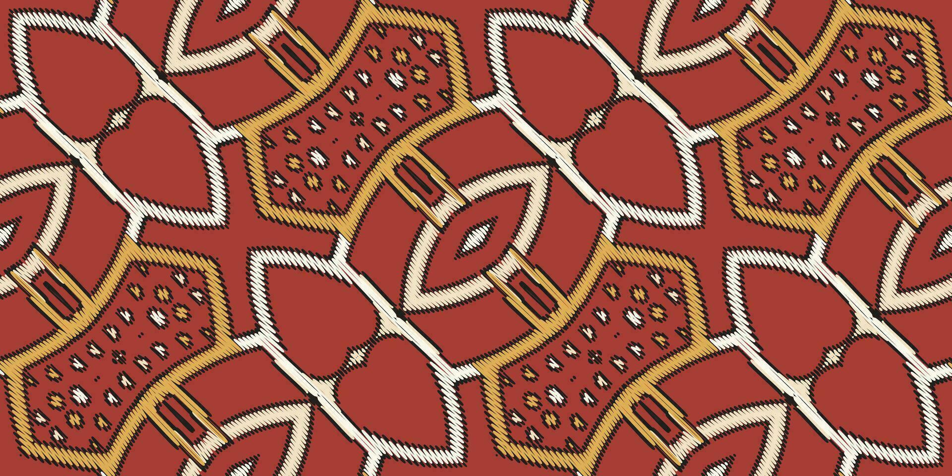 Motif folklore pattern Seamless Native American, Motif embroidery, Ikat embroidery vector Design for Print figure tribal ink on cloth patola sari