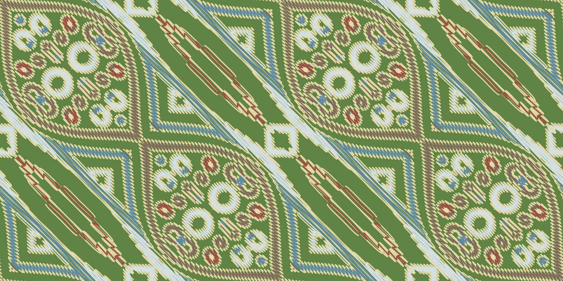 seda tela patola sari modelo sin costura Mughal arquitectura motivo bordado, ikat bordado vector diseño para impresión tapiz floral kimono repetir modelo cordones Español motivo