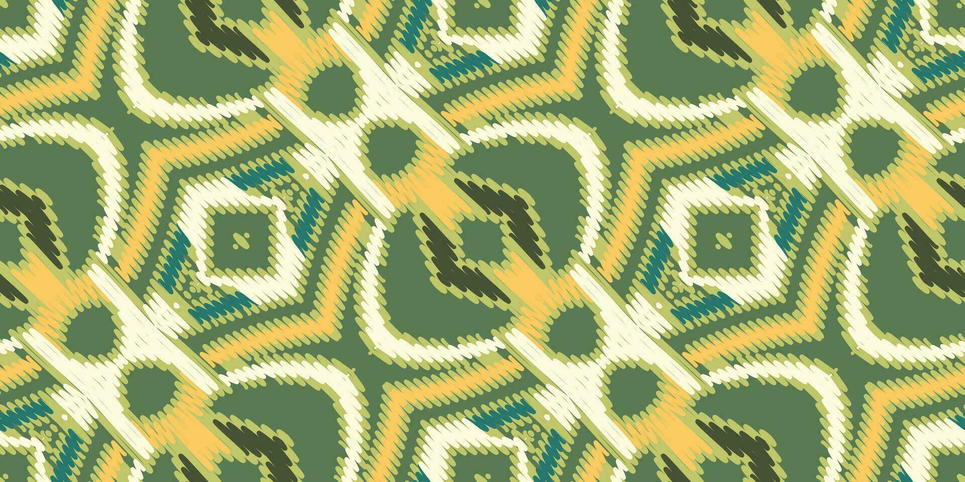 Nordic pattern Seamless Mughal architecture Motif embroidery, Ikat embroidery vector Design for Print tie dyeing pillowcase sambal puri kurti mughal architecture
