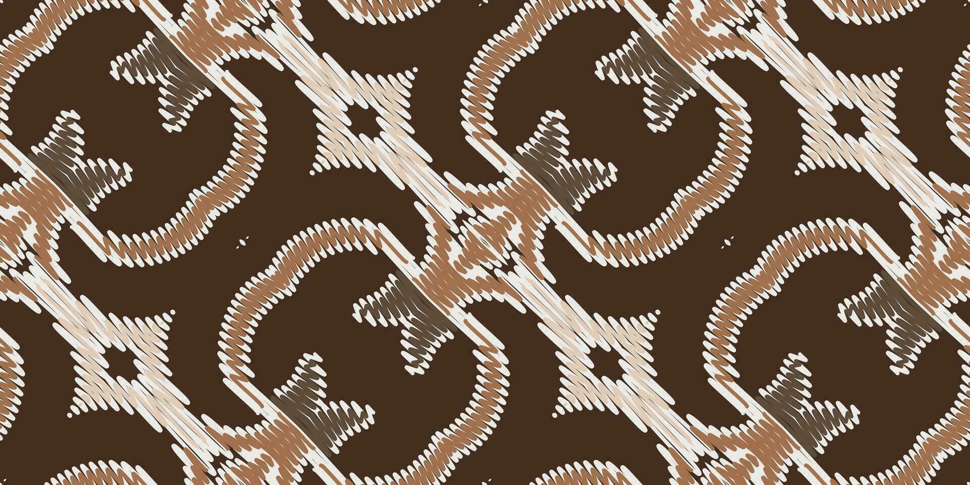 Navajo pattern Seamless Bandana print silk Motif embroidery, Ikat embroidery vector Design for Print indonesian batik motif embroidery native american kurta mughal design