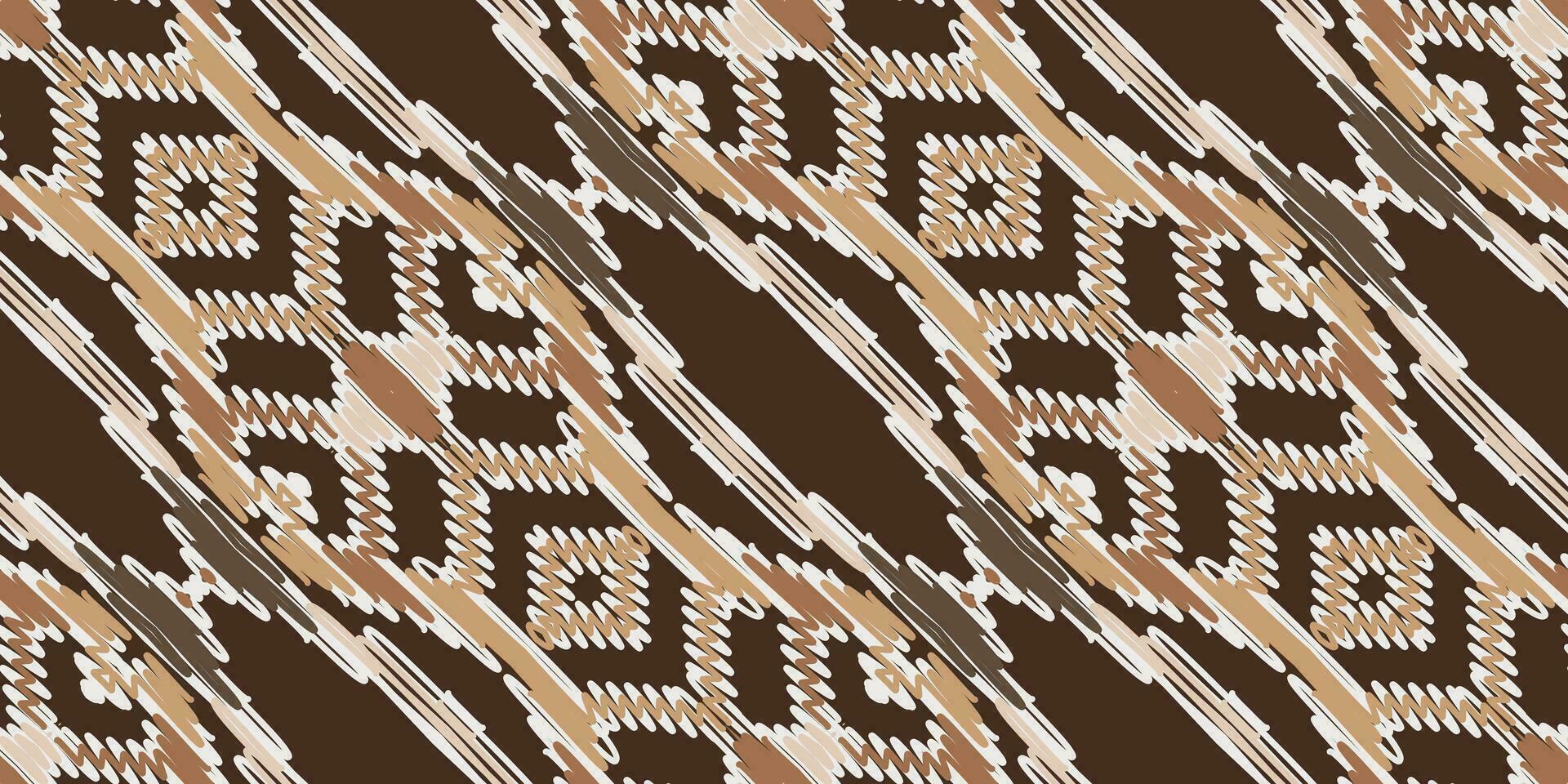 Navajo pattern Seamless Bandana print silk Motif embroidery, Ikat embroidery vector Design for Print endless arabesque cloth dupatta shawl bandana print silk kurta men