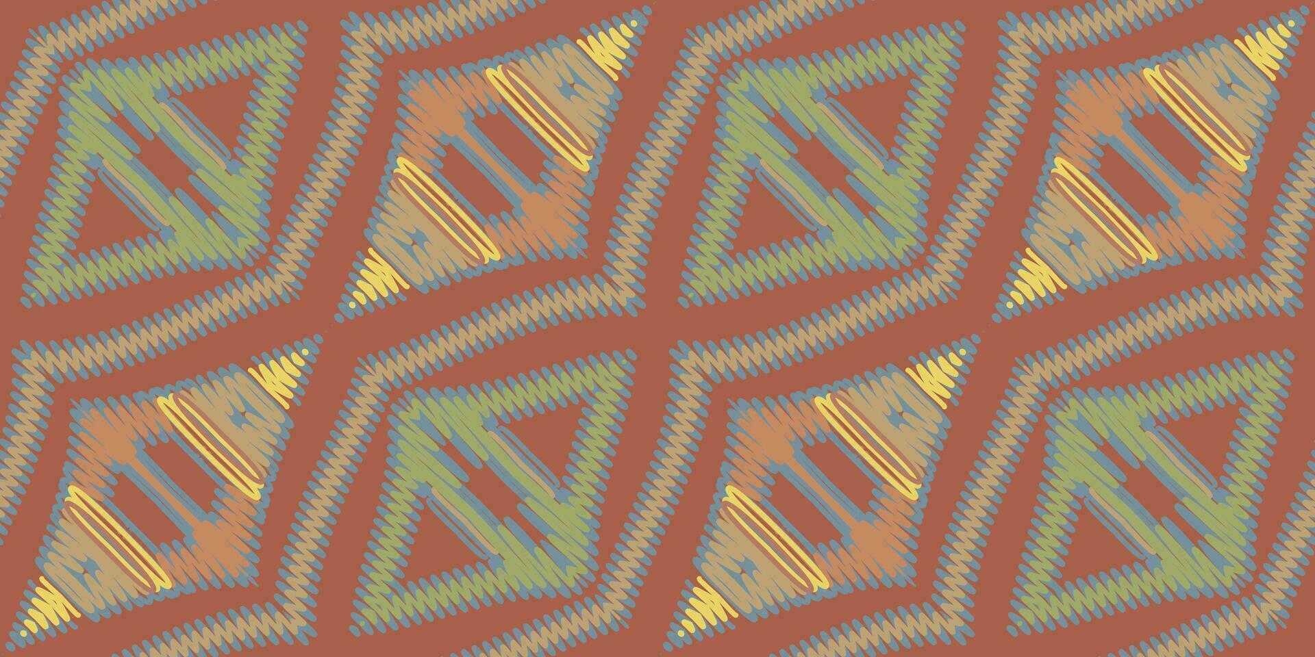 Navajo pattern Seamless Bandana print silk Motif embroidery, Ikat embroidery vector Design for Print tapestry floral kimono repeat pattern lacing spanish motif