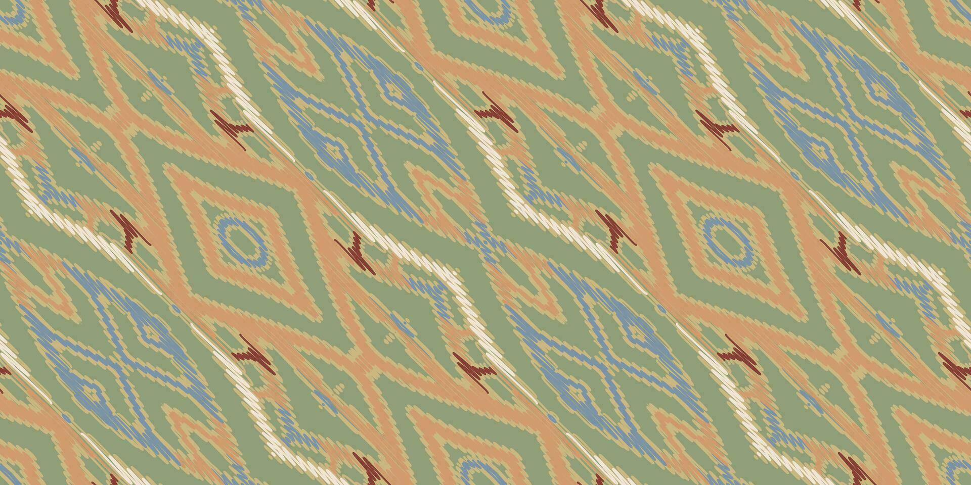 motivo folklore modelo sin costura Mughal arquitectura motivo bordado, ikat bordado vector diseño para impresión modelo Clásico flor gente navajo labor de retazos modelo