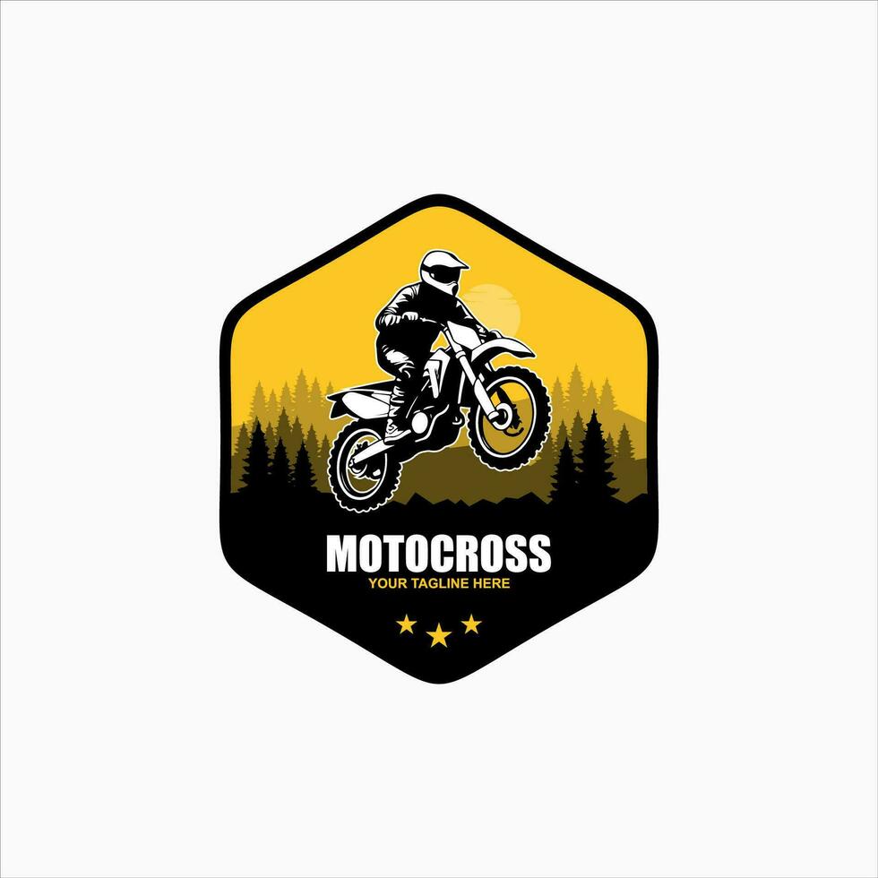 apagado la carretera aventuras motocross deporte tema vector