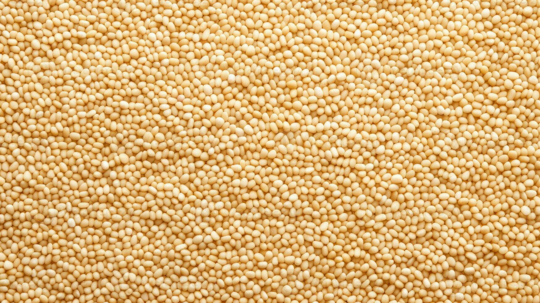 AI generated Top view of White sesame seeds. Background texture of raw White sesame seeds. Superfood. Copy space. Banner. Ideal for culinary and food concepts. photo