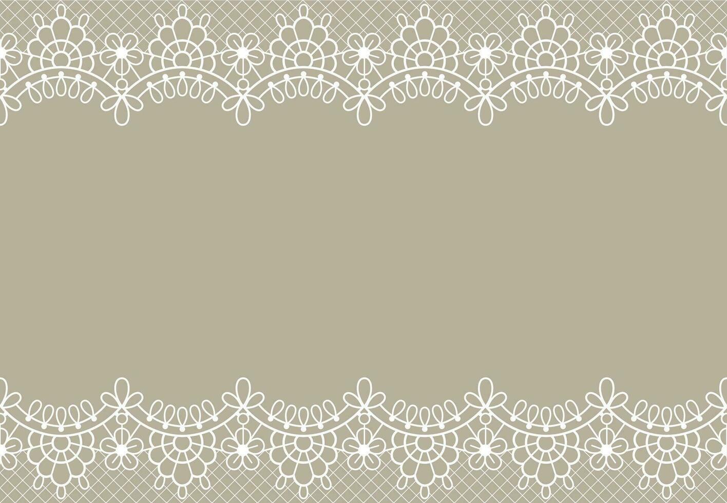 Lace background. Luxury floral lace borders ornate design element with place for text. Wedding, birthday or certificate vector texture