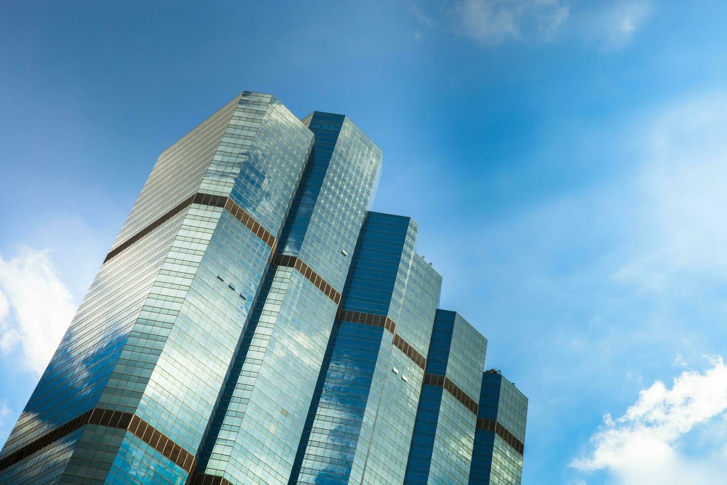 modern building in business againts clear sky photo