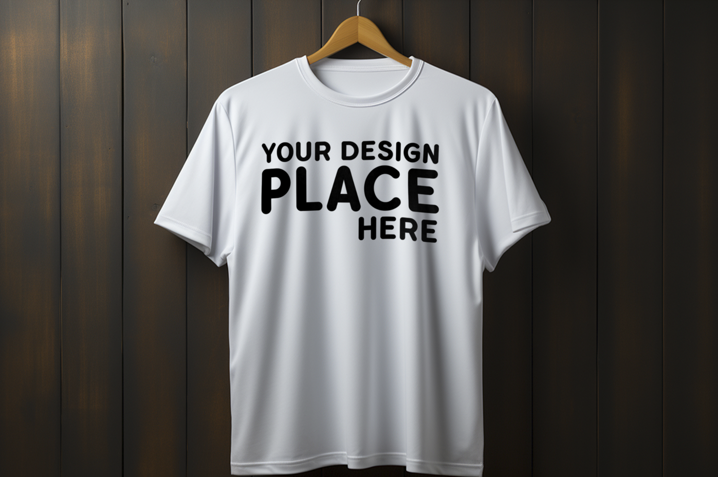 AI generated PSD psd white tshirts mockup design