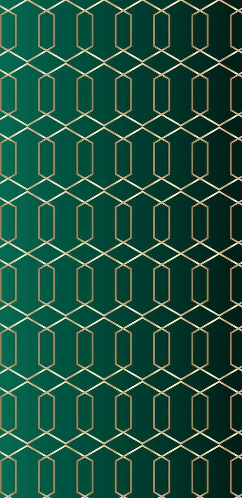 Green gold background for smartphone vector
