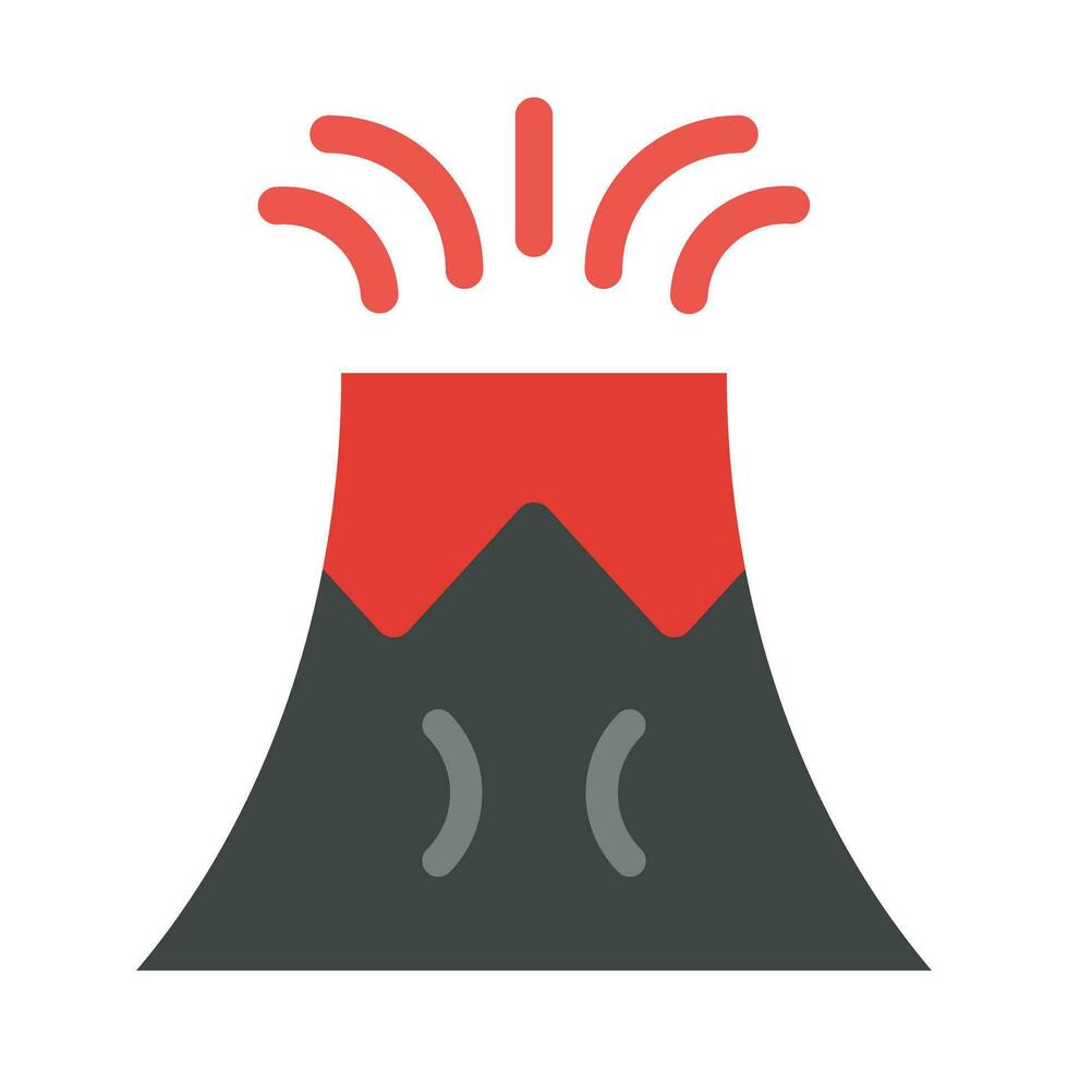 Volcano Vector Flat Icon For Personal And Commercial Use.