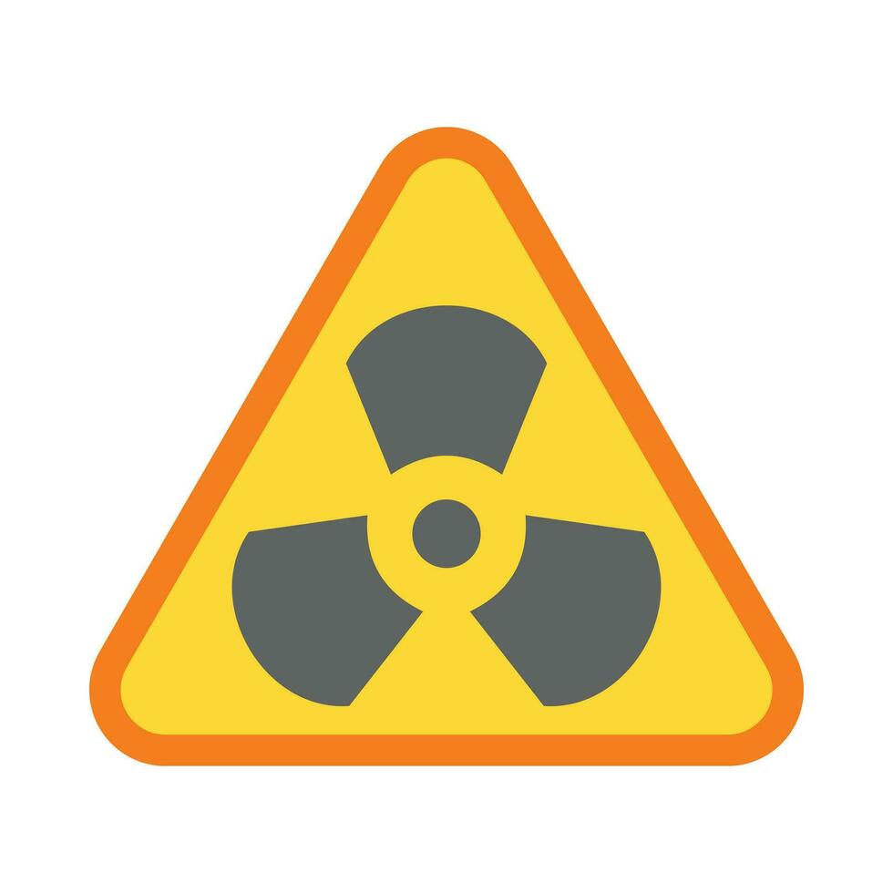 Radiation Zone Vector Flat Icon For Personal And Commercial Use.