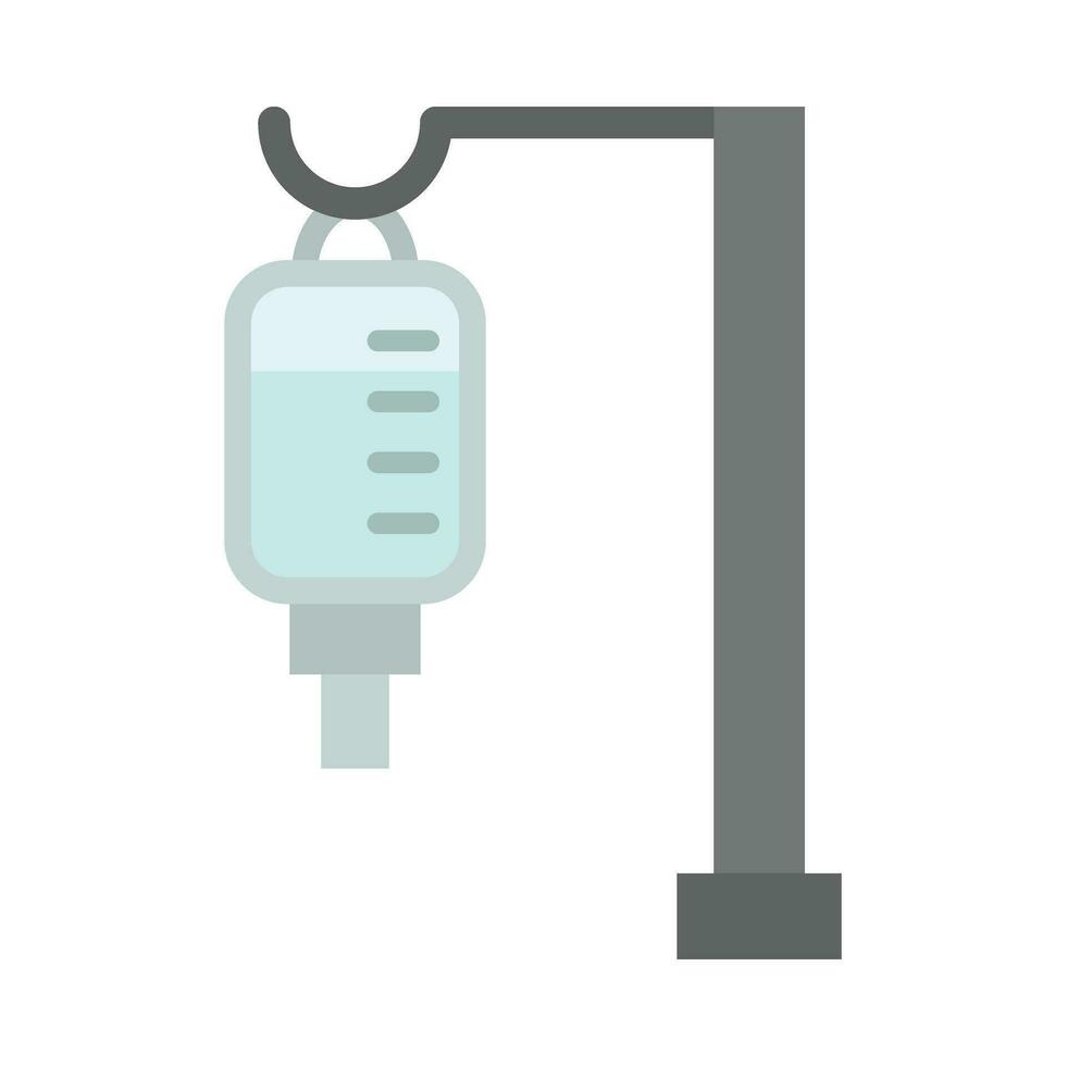 Medical Drip Vector Flat Icon For Personal And Commercial Use.