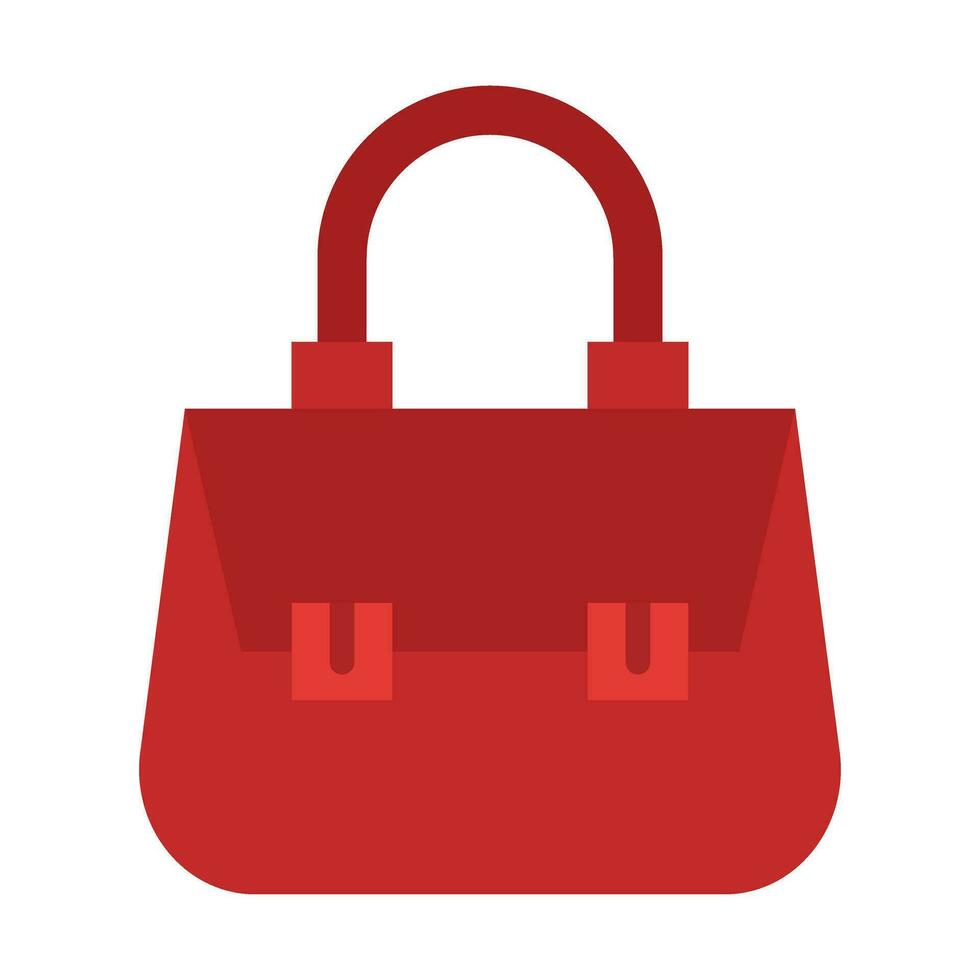 Shoulder Bag Vector Flat Icon For Personal And Commercial Use.