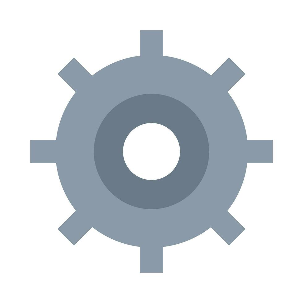 Settings Vector Flat Icon For Personal And Commercial Use.