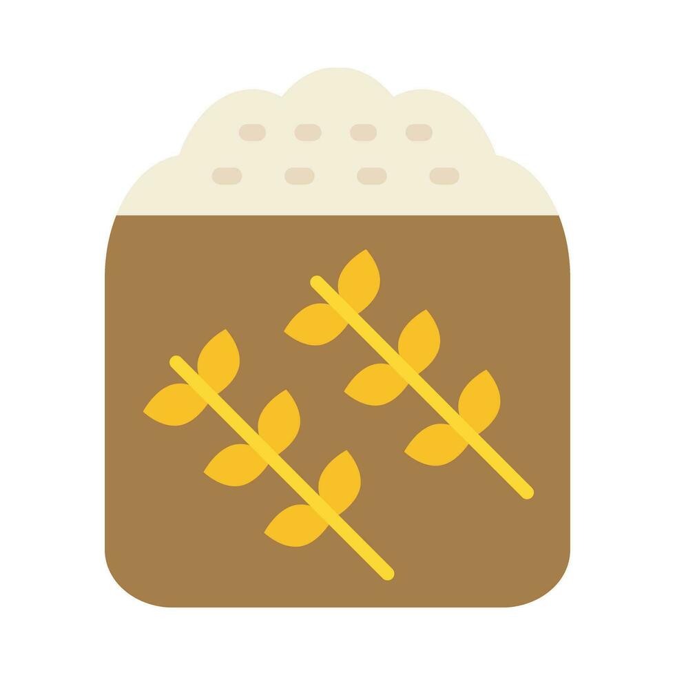 Wheat Flour Vector Flat Icon For Personal And Commercial Use.