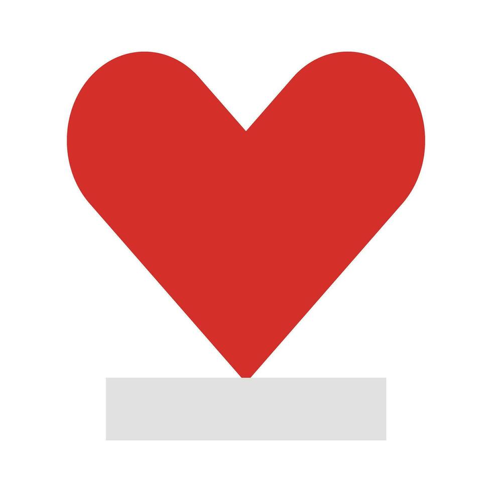 Heart Vector Flat Icon For Personal And Commercial Use.