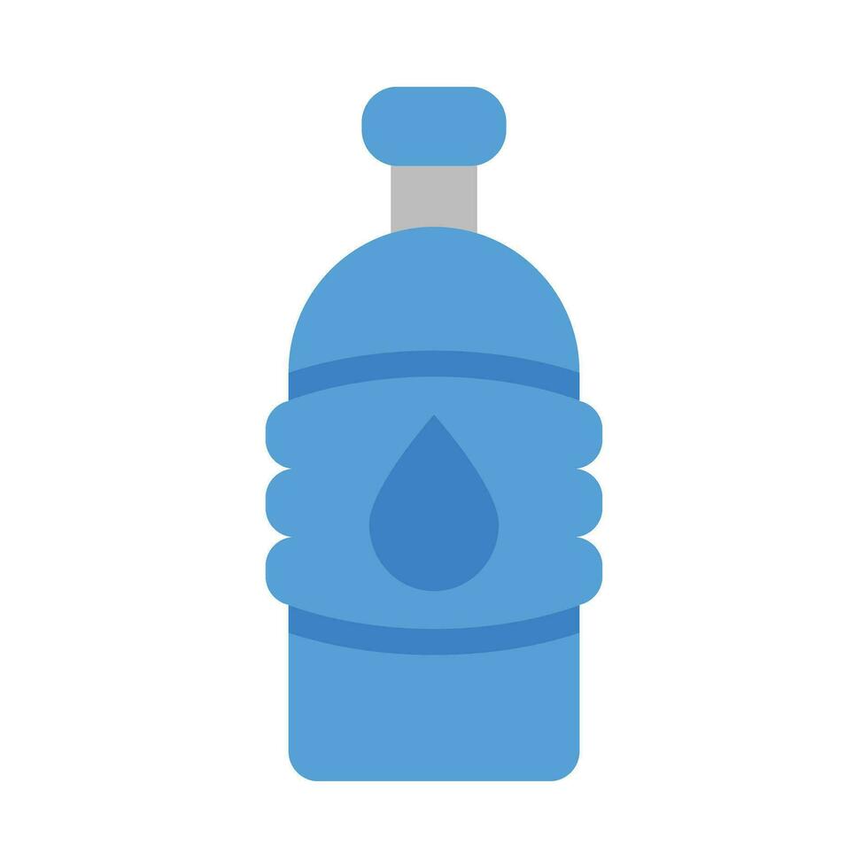 Water Bottle Vector Flat Icon For Personal And Commercial Use.