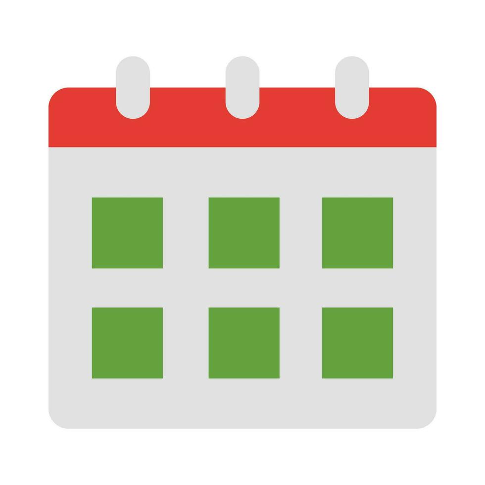 calendario vector plano icono para personal y comercial usar.