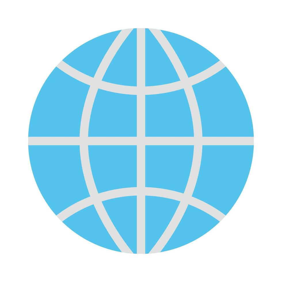 Geo Globe Vector Flat Icon For Personal And Commercial Use.