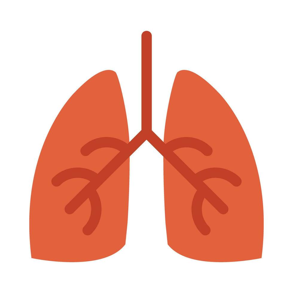 Pulmonology Vector Flat Icon For Personal And Commercial Use.