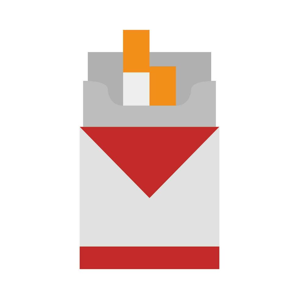Cigarette Pack Vector Flat Icon For Personal And Commercial Use.