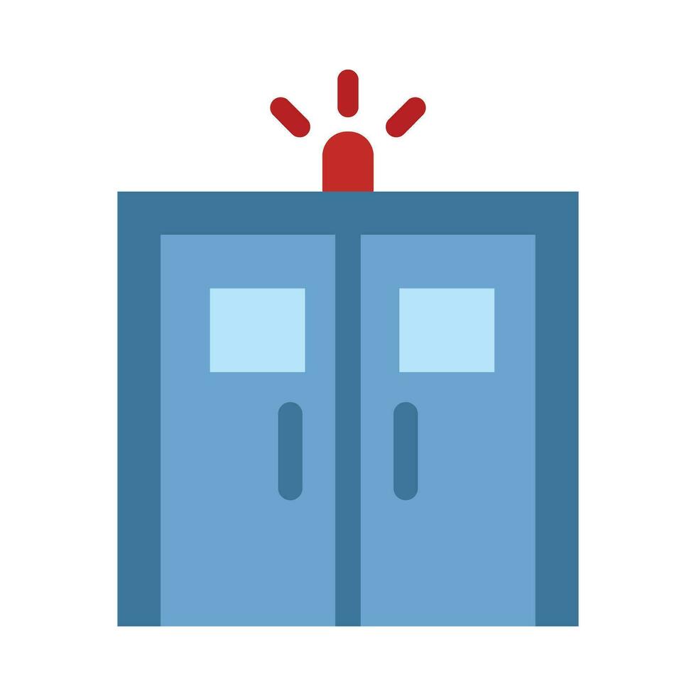 ICU Room Vector Flat Icon For Personal And Commercial Use.