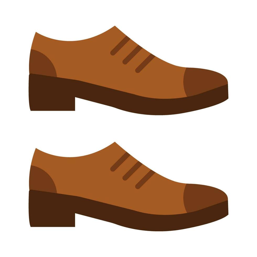 Formal Shoes Vector Flat Icon For Personal And Commercial Use.