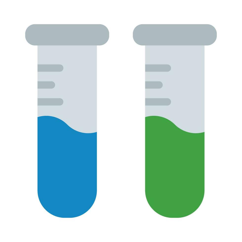 Test Tube Vector Flat Icon For Personal And Commercial Use.