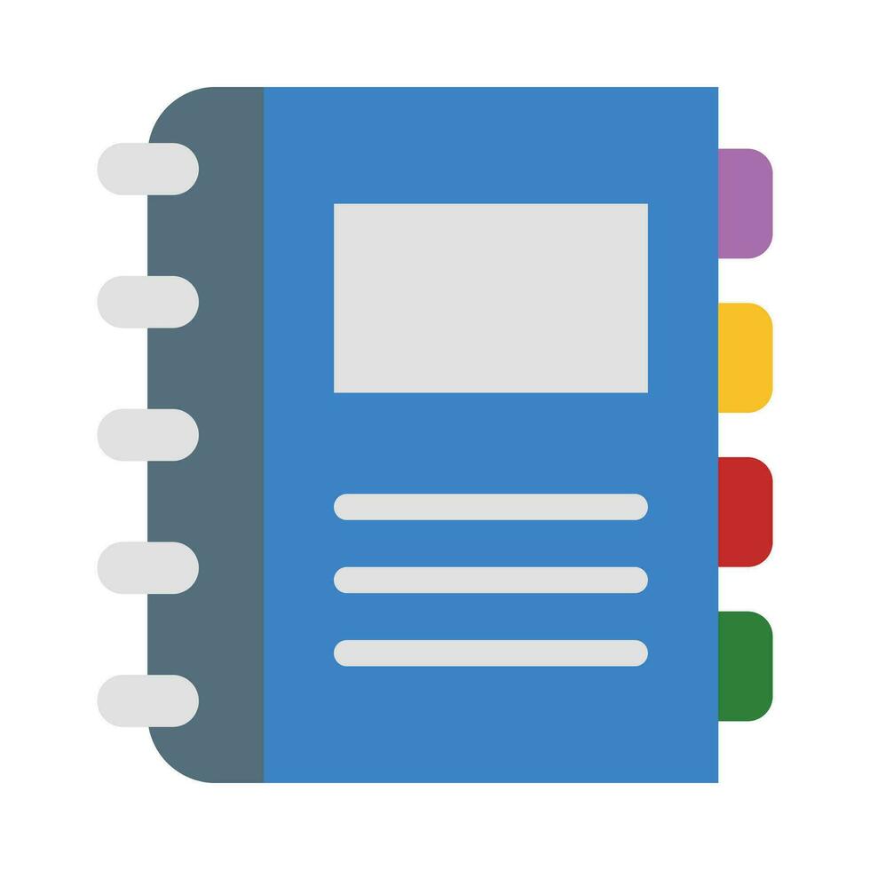 Diary Vector Flat Icon For Personal And Commercial Use.