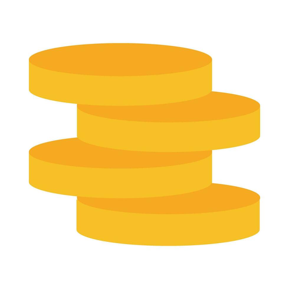 Coins Vector Flat Icon For Personal And Commercial Use.