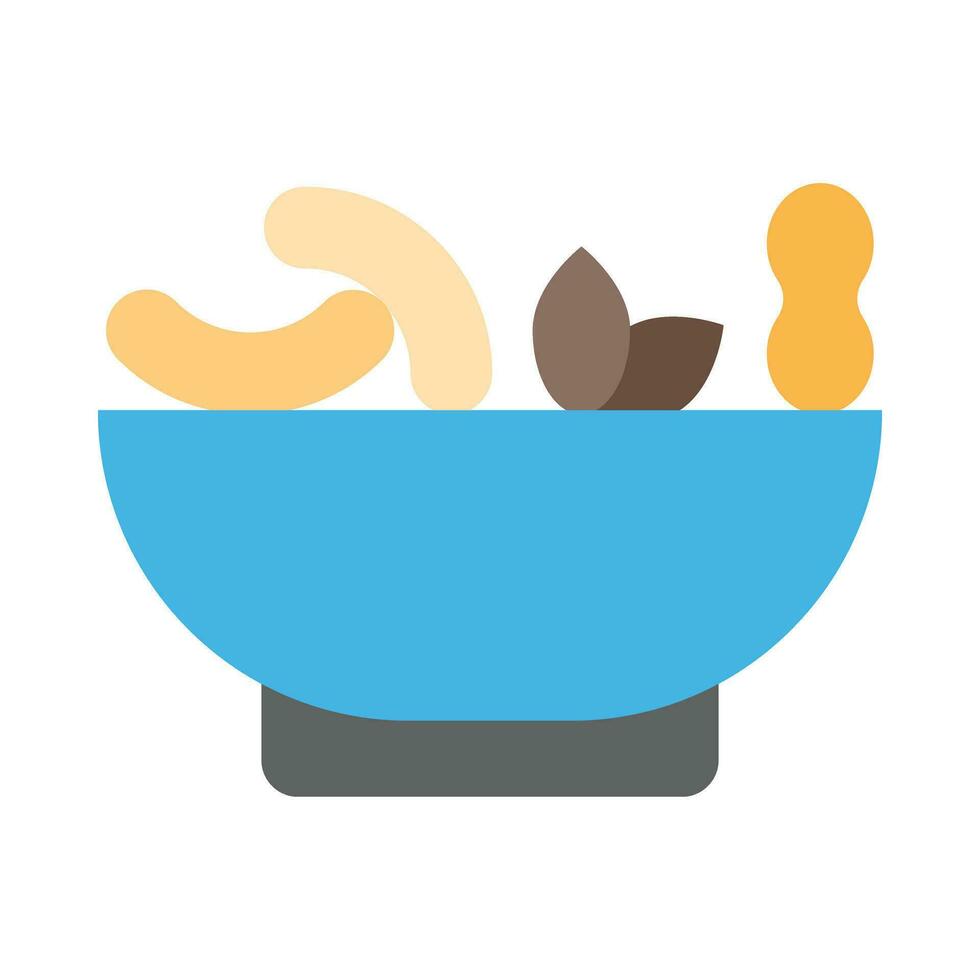 Nuts Vector Flat Icon For Personal And Commercial Use.