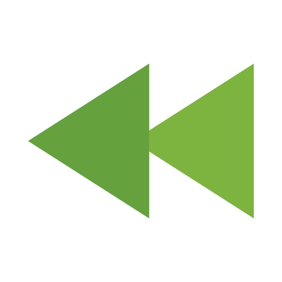 Backward Vector Flat Icon For Personal And Commercial Use.