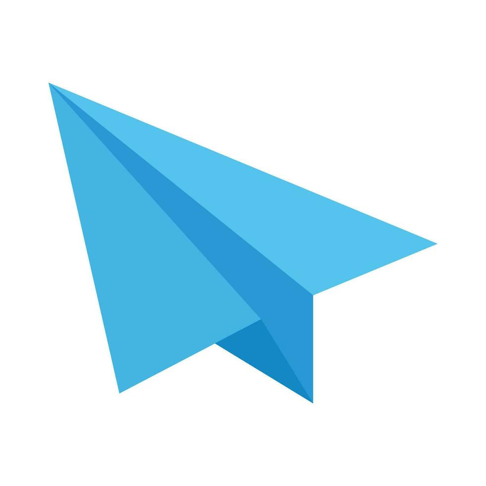 Paper Plane Vector Flat Icon For Personal And Commercial Use.