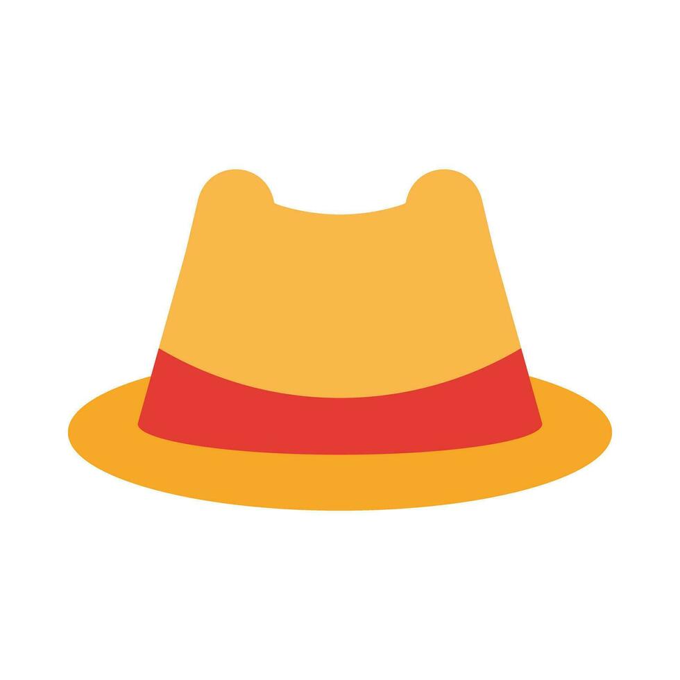 sombrero vector plano icono para personal y comercial usar.