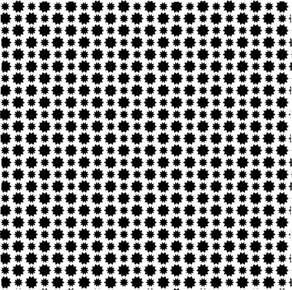 Vector seamless geometric texture in the form of black polygons on a white background