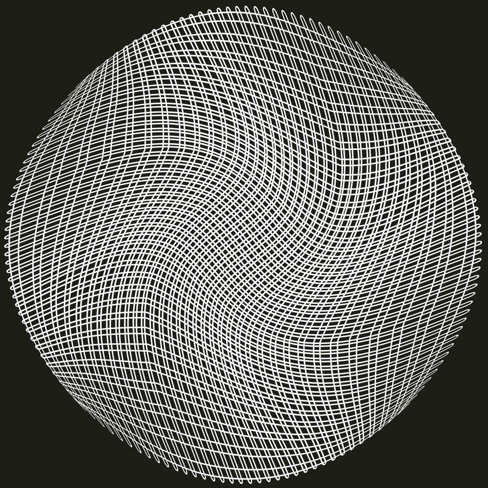 original resumen vector modelo en el formar de un blanco pelota en un negro antecedentes