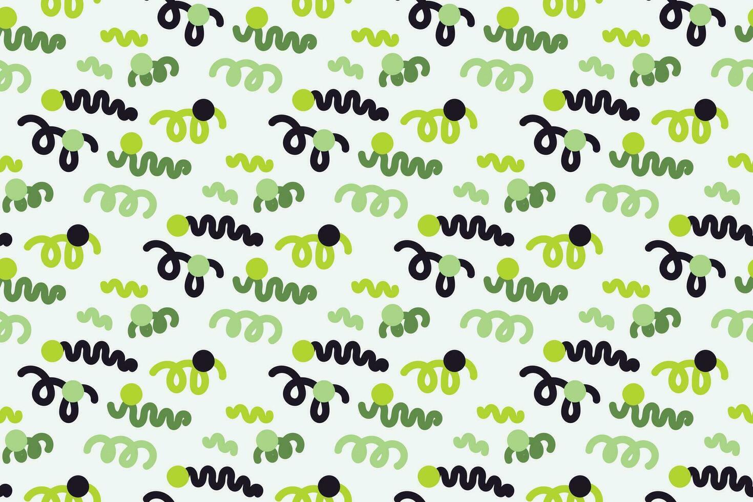 Fun seamless pattern. Creative abstract style art background for children. Trendy texture design with basic shapes. Simple childish doodle wallpaper print vector