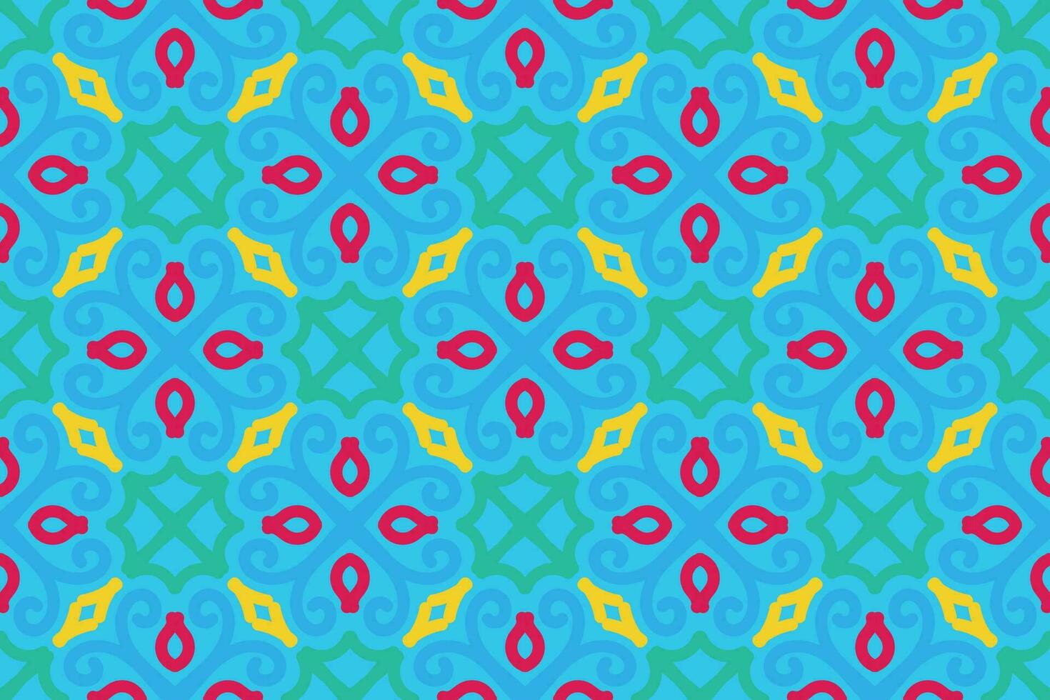 Pattern with floral and geometric elements. Intersecting curved and straight bold stripes forming abstract floral ornament. Vector background for design. Seamless Decorative lattice for louver.