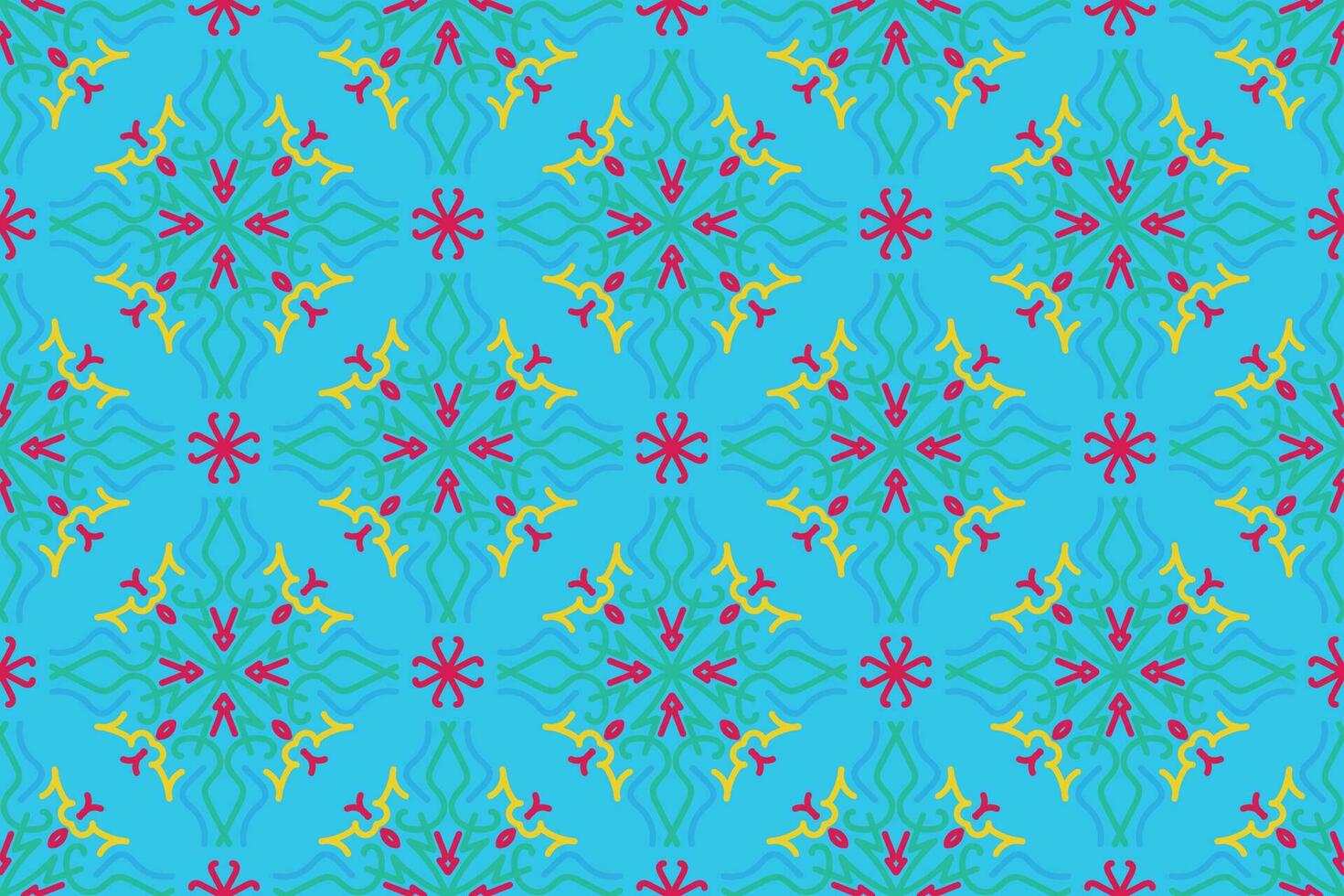 Pattern with floral and geometric elements. Intersecting curved and straight bold stripes forming abstract floral ornament. Vector background for design. Seamless Decorative lattice for louver.