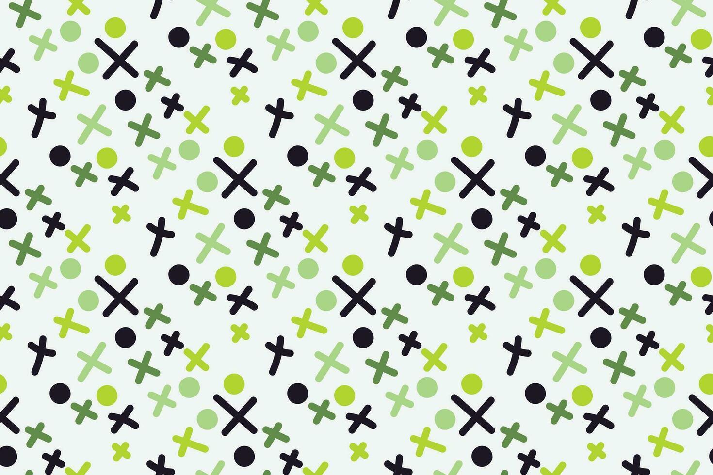 Fun seamless pattern. Creative abstract style art background for children. Trendy texture design with basic shapes. Simple childish doodle wallpaper print vector