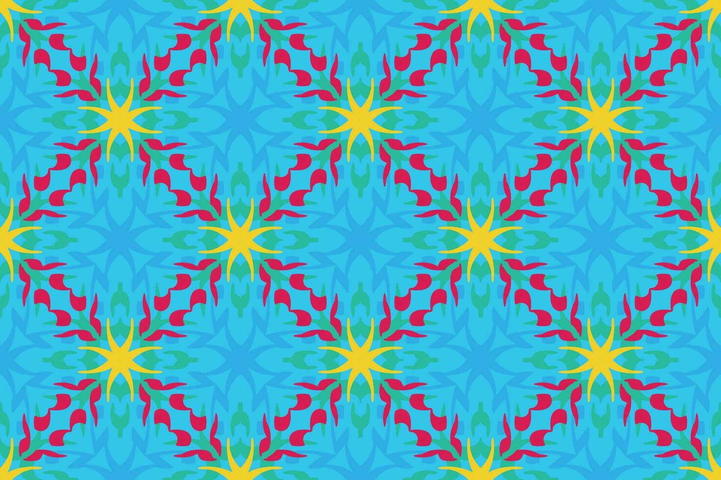 Pattern with floral and geometric elements. Intersecting curved and straight bold stripes forming abstract floral ornament. Vector background for design. Seamless Decorative lattice for louver.