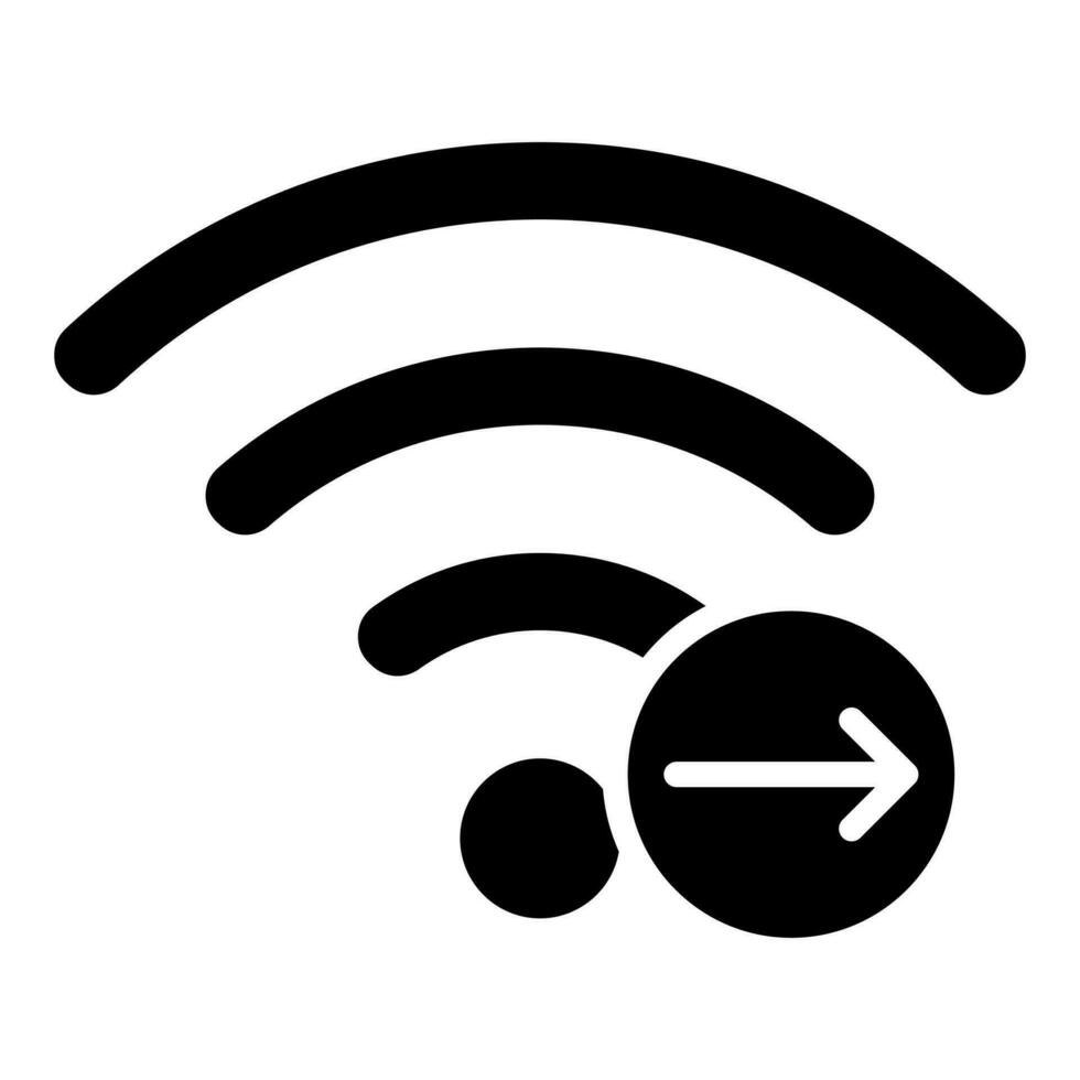 Next-Gen Wireless icon line vector illustration