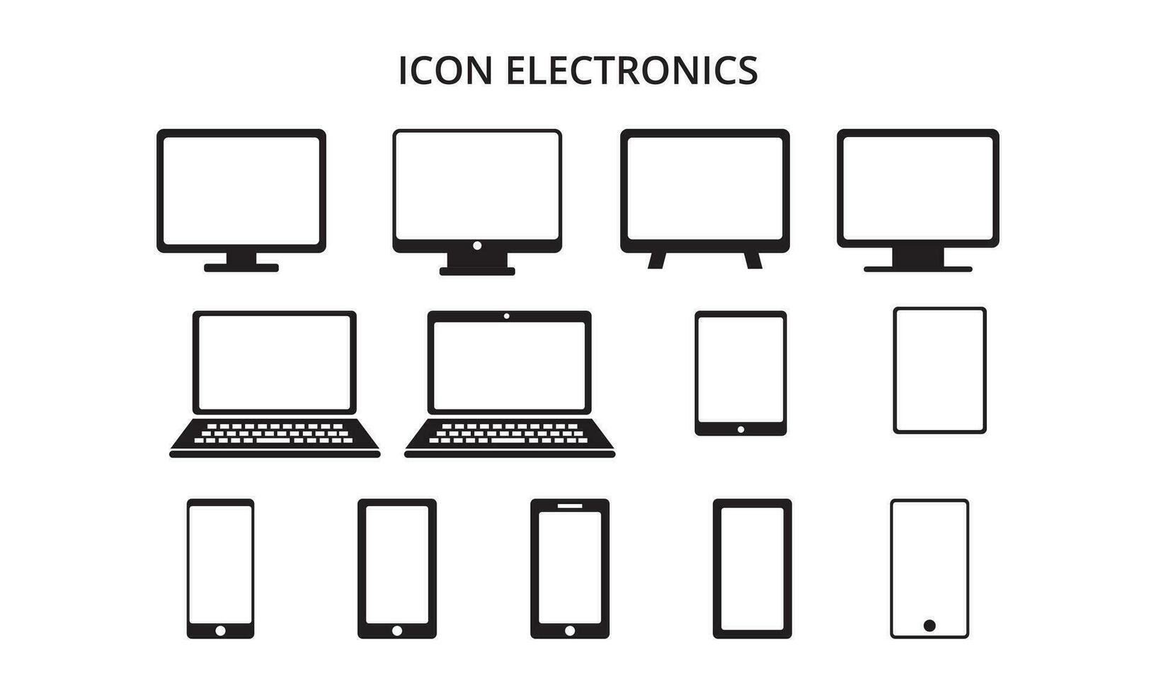 Icon electronics Vector EPS 10