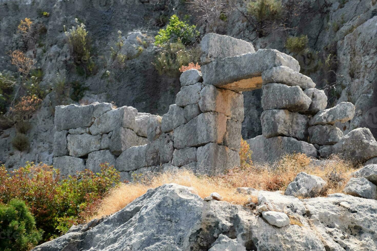 The ruins of the city of Mira, Kekova photo